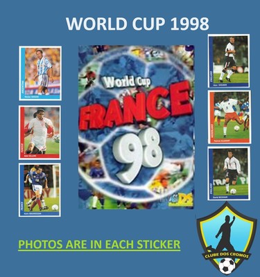 DS World Cup France 1998 You Pick Choose  180-370 NO PANINI pegatinas 2/2