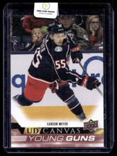 2022-23 Upper Deck Young Guns Canvas Carson Meyer Rookie #C118 Columbus Blue