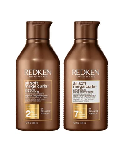 Redken All Soft MEGA Curls Shampoo & Conditioner 10.1 oz Set, Coily & Curly Hair - Picture 1 of 1