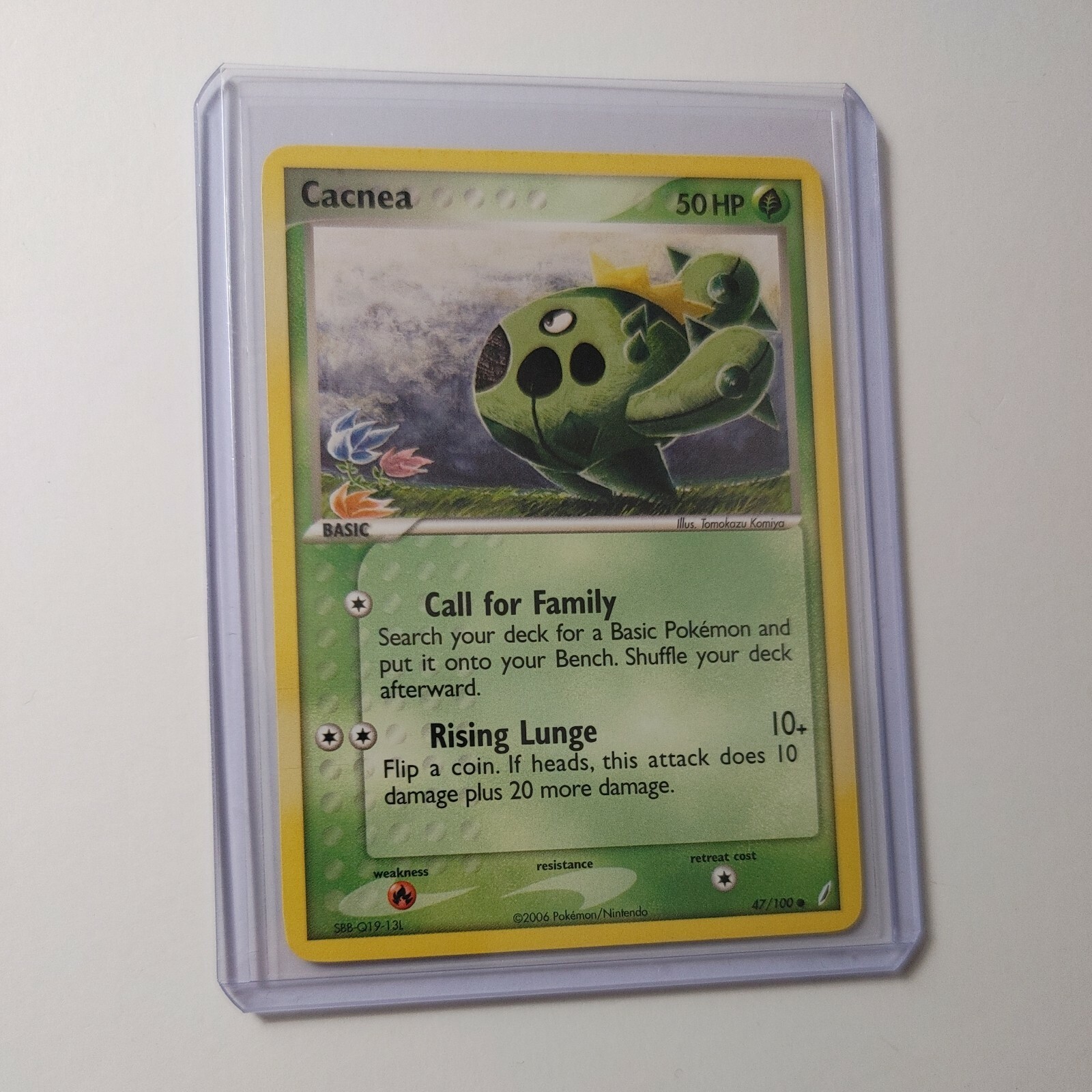 Cacnea 47/100 2006 EX Crystal Guardians Common Pokémon Trading Card Near Mint NM