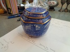 Ringtons 80th anniversary tea caddy, 3 1/2" high