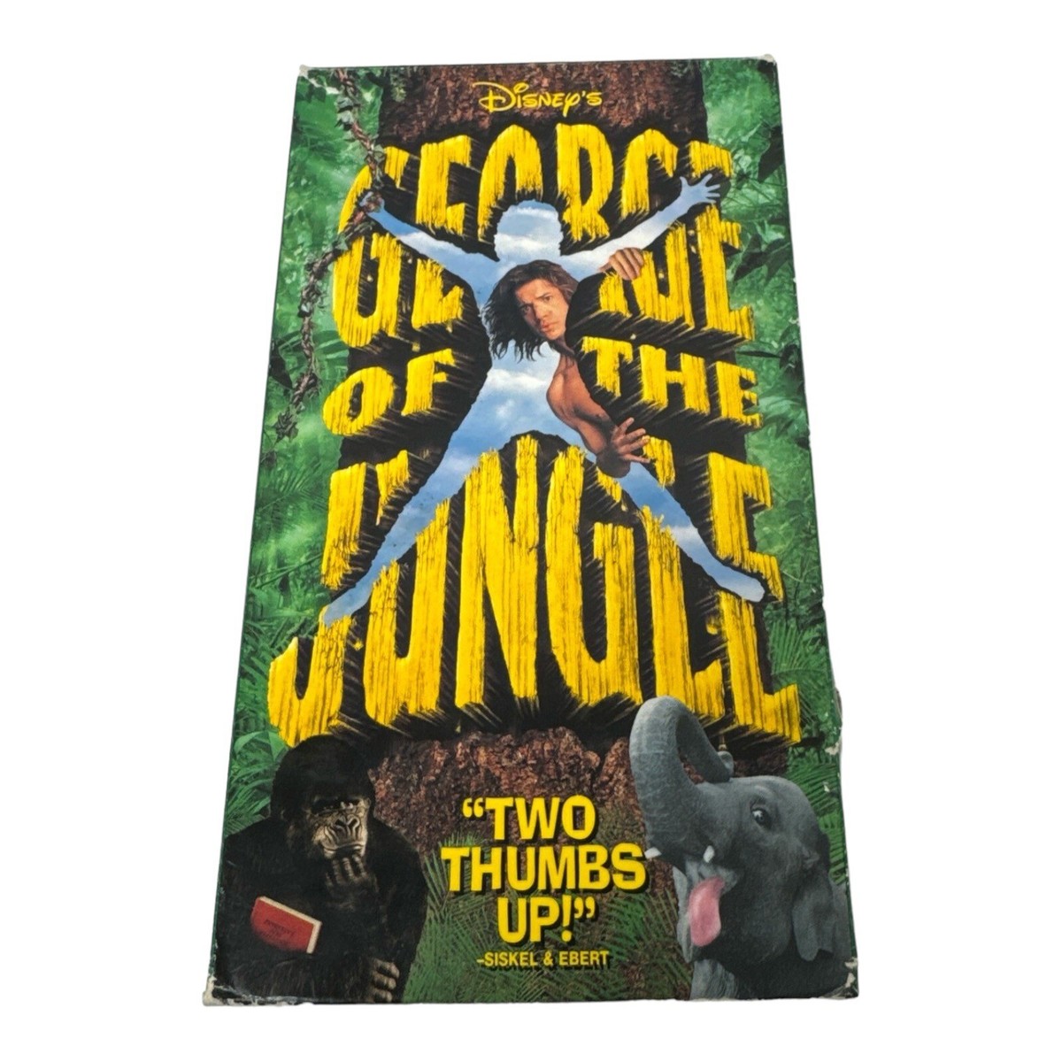 激レア THUMB 【THE LAST STRUGGLE】 VHS George of the Jungle (VHS, 1997) Walt Disney Brendan Fraser