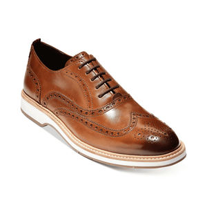 cole haan morris wingtip oxford british tan