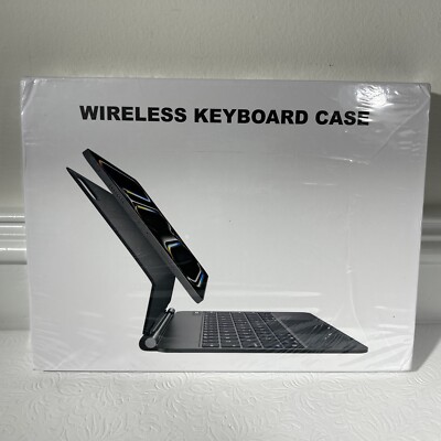 Wireless Keyboard Case for Apple iPad Pro 11-inch (M4) & Air 4/5/6 2024