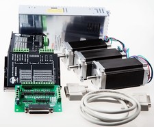 3Axis Nema 23 stepper motor Kit 425oz.in 3A Driver Power Breakout Board CNC Kits