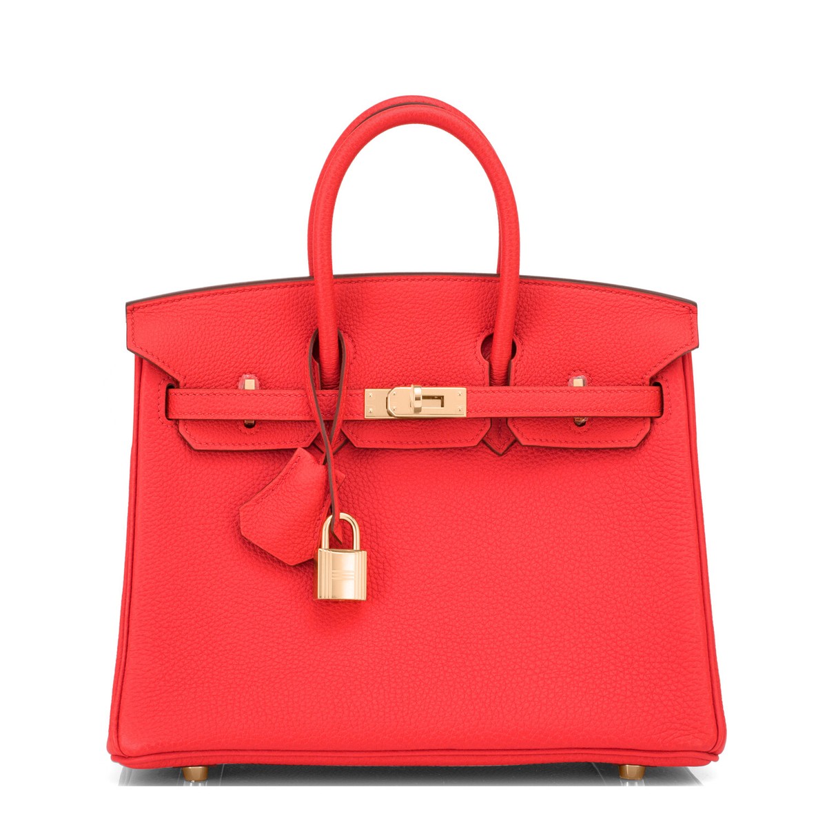 Hermes Birkin 25 Capucine Orange Red Gold Hardware Z Stamp Hermes Birkin 25 Capucine Orange Red Gold Hardware Z Stamp