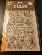 Hero Arts Poly Clear Floral Stamps New