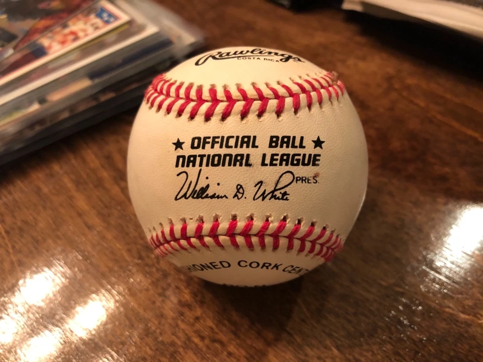 EDDIE MURRAY SIGNED AUTOGRAPHED OML BASEBALL , WWILLIAM WHITE - Image 2 of 3