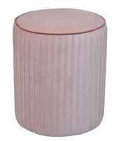 Sitzpouf Pouf Sitzhocker FußHocker Samthocker Polsterhocker Hocker In Rose