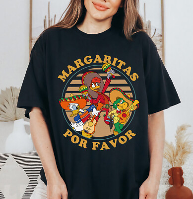 Disney Three Caballeros Margaritas Por Favor Shirt Unisex Adult