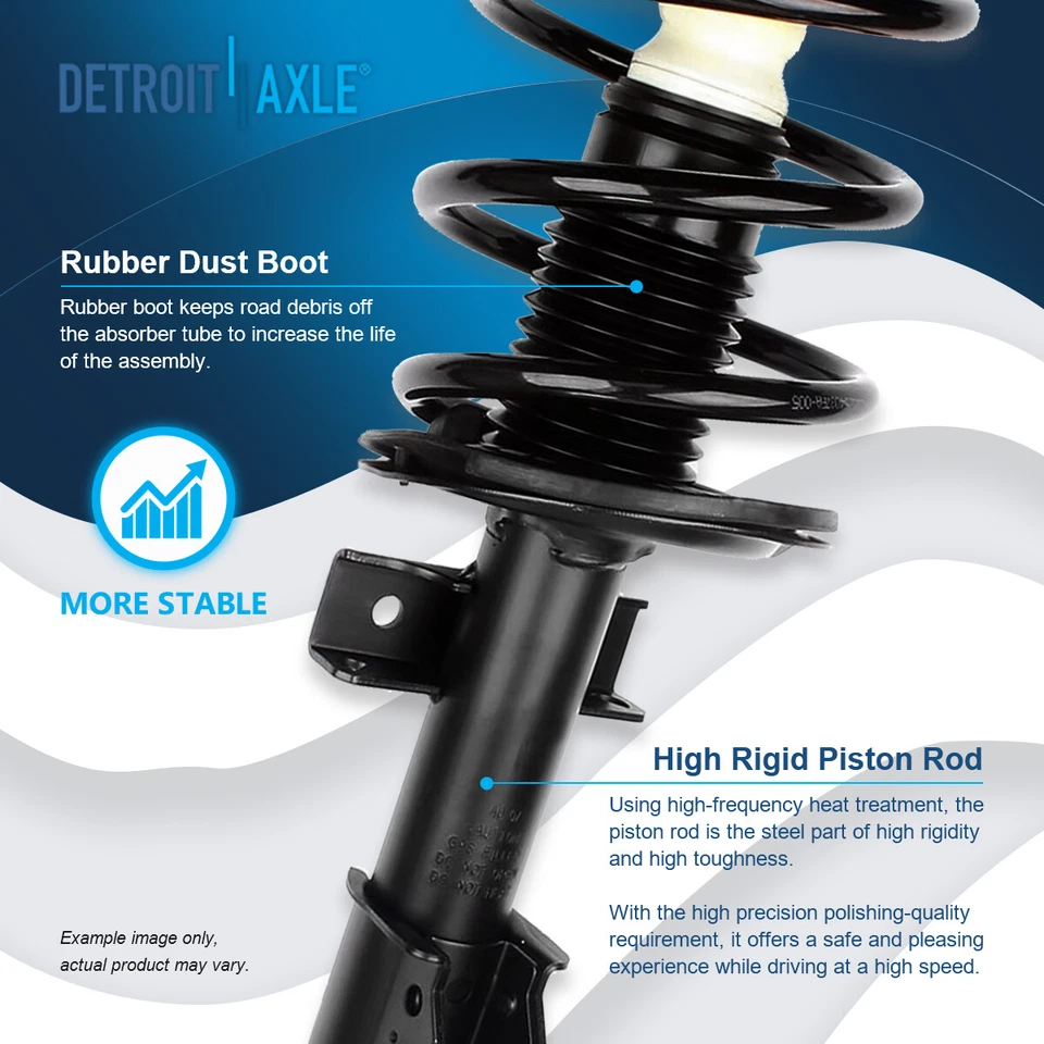 Pair Front Struts for Buick Enclave Chevrolet Traverse GMC Acadia Saturn Outlook - Image 4 of 4