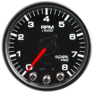 Autometer Spek-Pro Gauge Vac/Boost 2 1/16in 30Inhg-30psi Stepper Motor W/Peak &