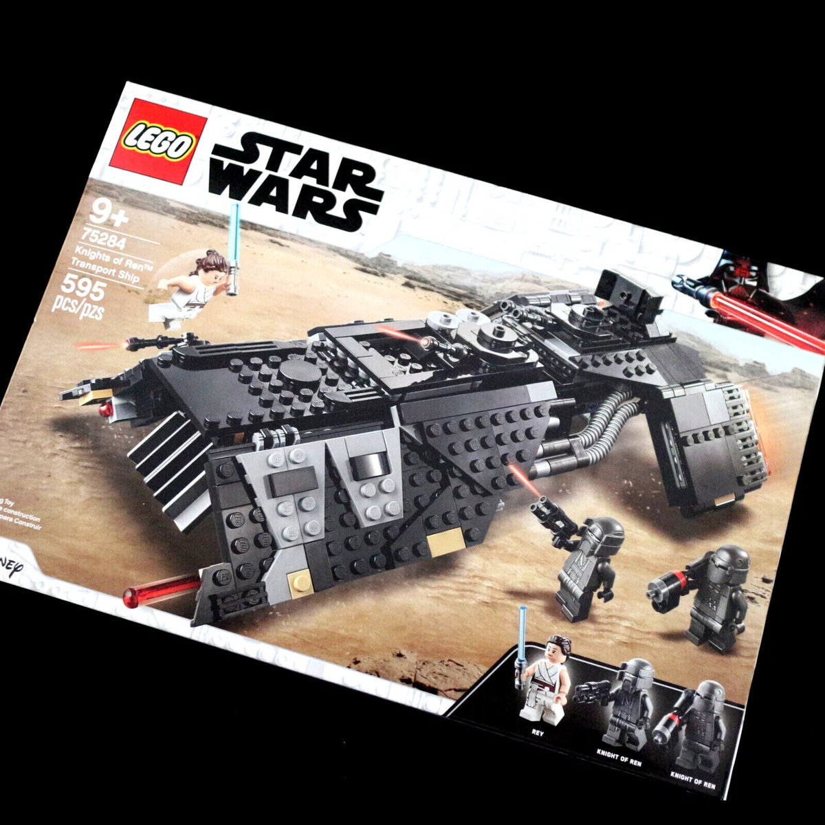 LEGO Star Wars: The Rise of Skywalker Knights of Ren Transport Ship 75284  Spacecraft Set, Features Knights of Ren and Rey Minifigures to Role-Play