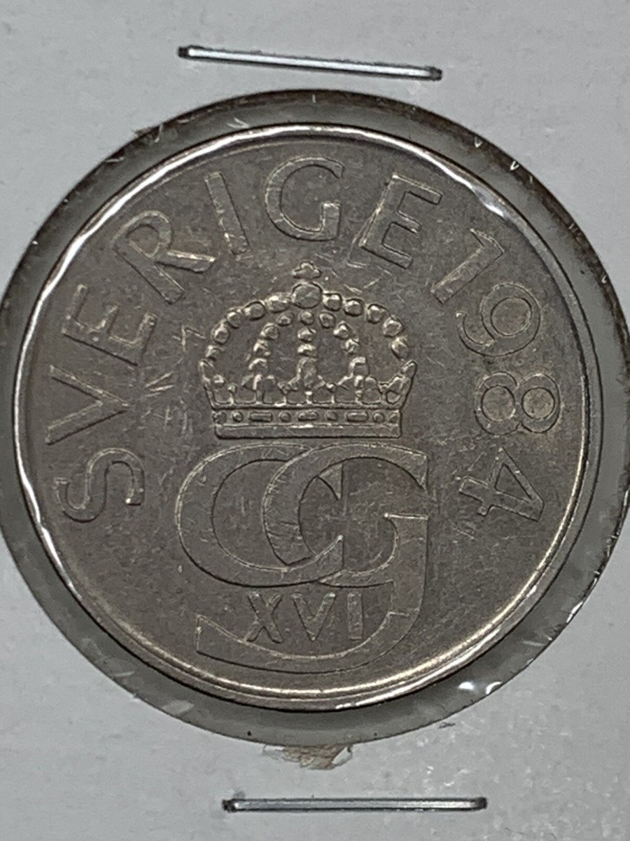 1984 Sweden 5 Kronor Coin - KM# 853 | eBay