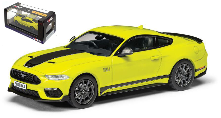 Diecast Vehicles Ford Mustang Mk6 Mach 1 Yellow 1:43 | eBay