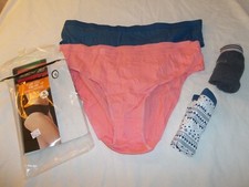 Vtg 4 New Pairs Joe Boxer Bikini Panties Plus Size 10 100 Cotton