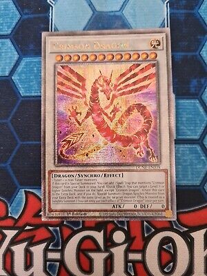 Crimson Dragon - DUNE-EN038 - Quarter Century Secret Rare - 1st