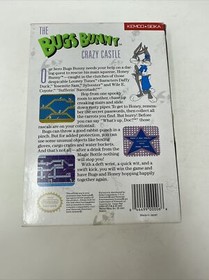 Nintendo NES Bug Bunny Crazy Castle Game CIB Complete Great Condition 