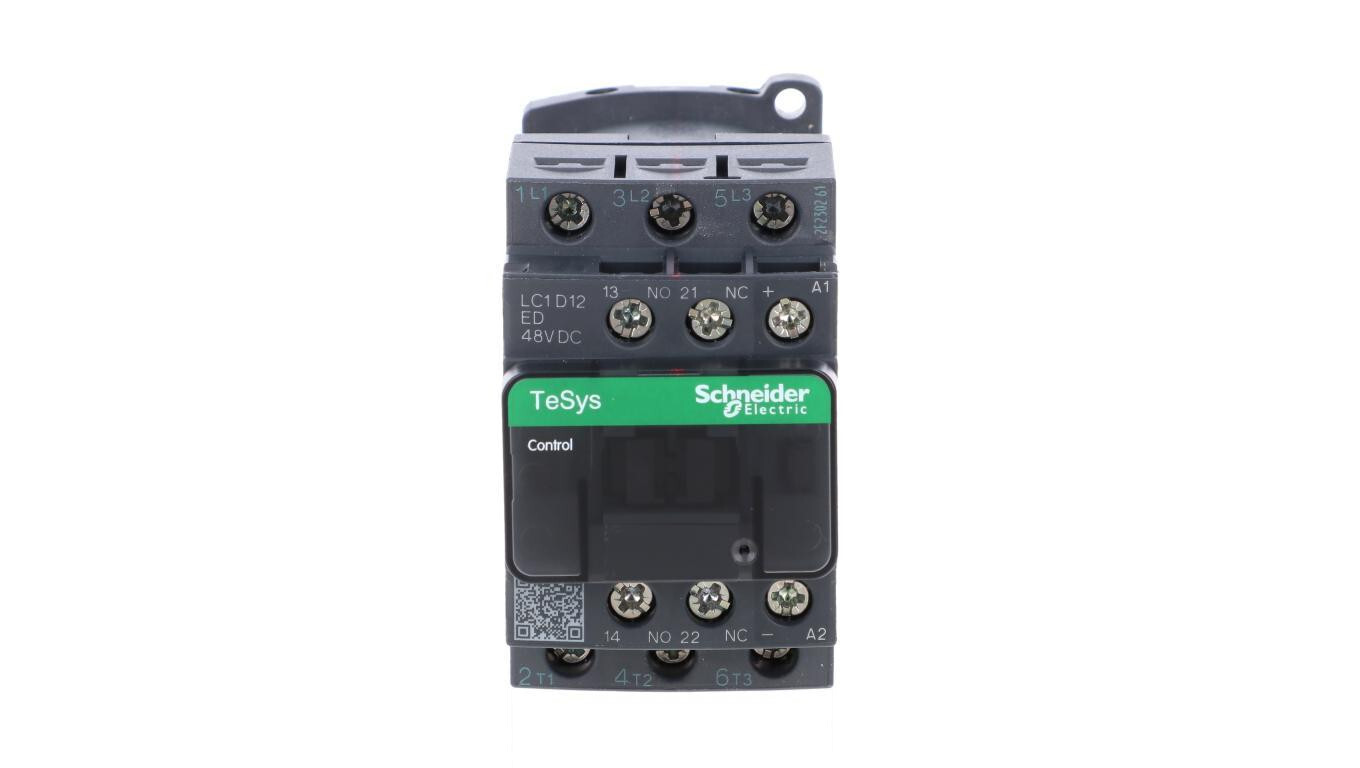 Power Contactor 12A 3P 48V DC 1Z 1R LC1D12ED /T2UK