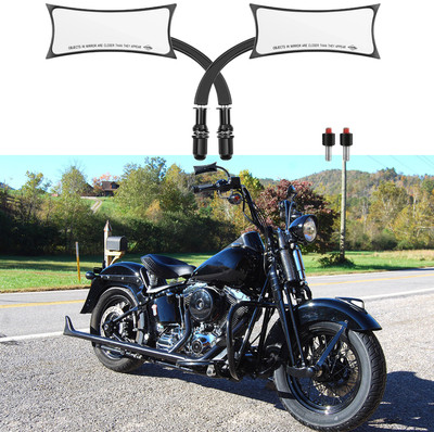 For Harley Softail Springer Heritage Classic Dyna FXDWG Rear View Mirrors