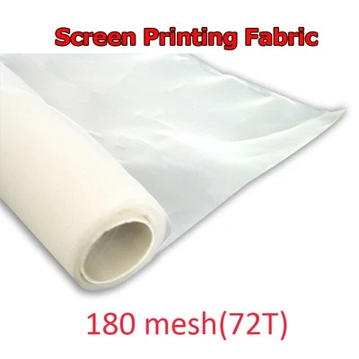 TECHTONGDA 180M（72T）Silk screen printing mesh fabric white screen mesh 50" width 1 yard
