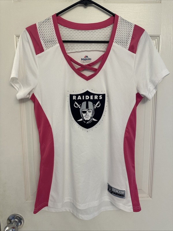 Majestic Raiders NFL  Women’s T-shirt Size Medium