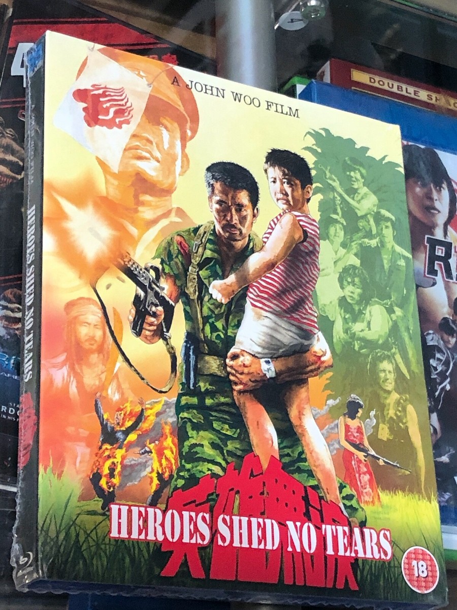 Heroes Shed No Tears (BluRay) John Woo SLIP COVER! BOOKLET! 88