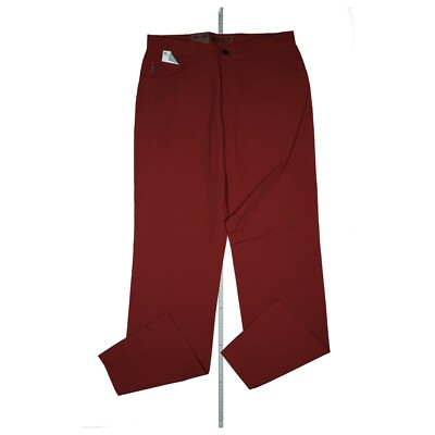ALBERTO Luis Herren Sommer Wander Trekking leichte Hose Gr. 98 W34 L36 Bordeaux 