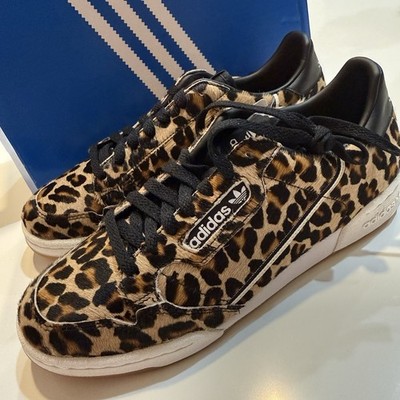 NEW ADIDAS ORIGINALS CONTINENTAL 80 PONY HAIR LEOPARD PRINT F33994 MENS SIZE 9