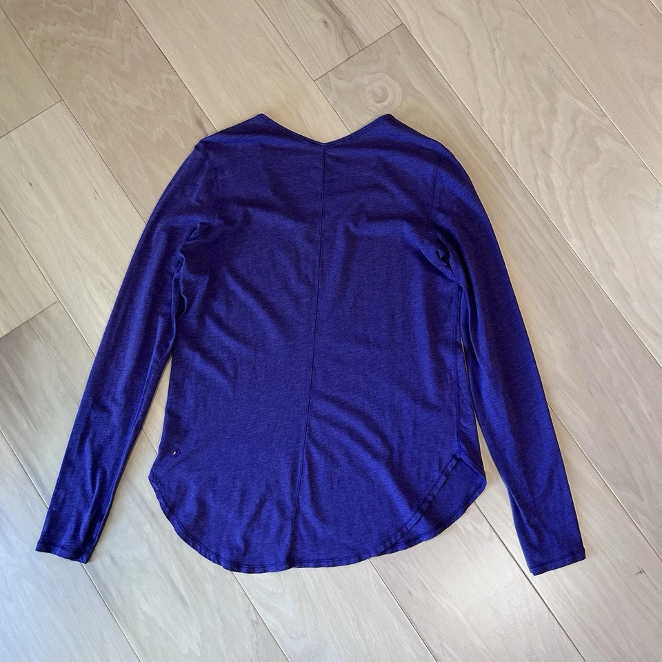 Lululemon Yogini 5 Year Purple Tee Long Sleeve Women’s 10 - Image 4 of 4