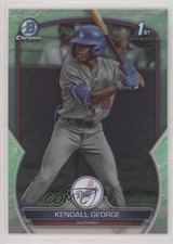 2023 Bowman Draft Chrome Lunar Glow Refractor Kendall George #BDC-190 0b3