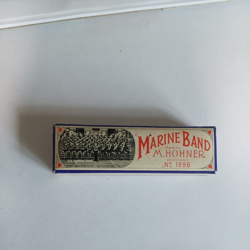 Vintage - Marine Band Harmonica - No. 1896 - M. Hohner - Germany - A440 Key C