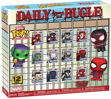 Gadget - Marvel: Funko Pop! Bitty Pop - Spider-Man (Daily Bugle Set) (12 Pack) -