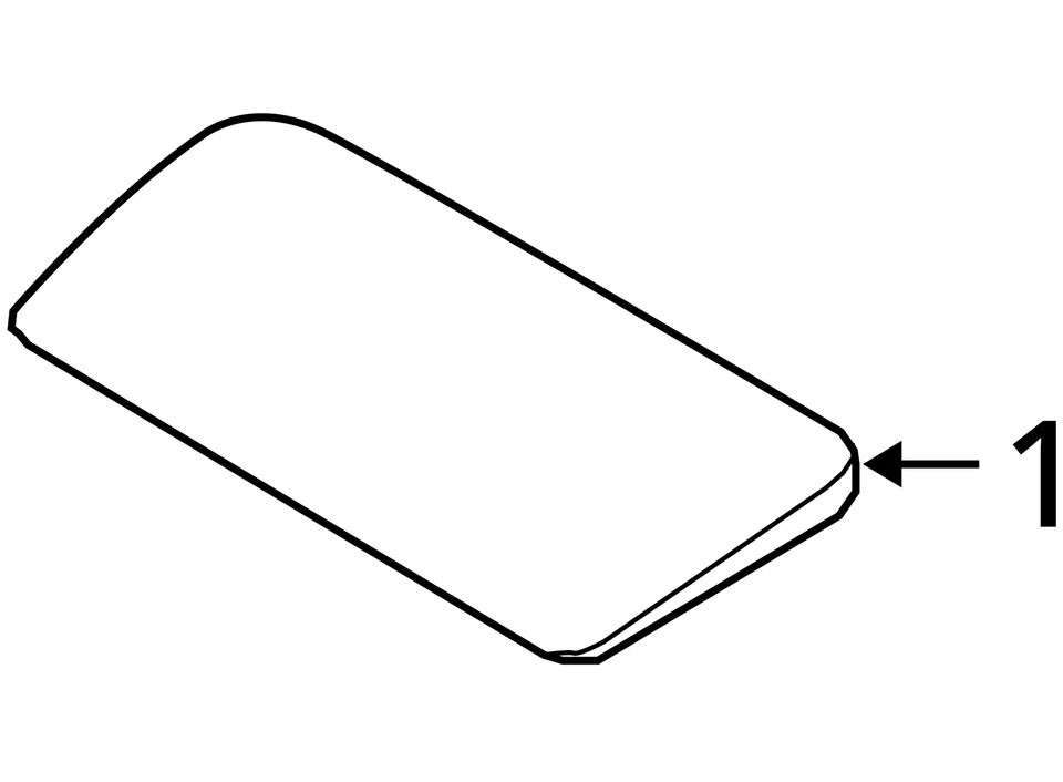 (LOCAL PICKUP ONLY) Roof Glass Fits 08-14 BMW X6 6851435 Foto 4 de 4