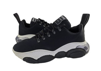 Moschino Couture Bubble Teddy Bear Sneakers Black Limited Edition Mens Size 10