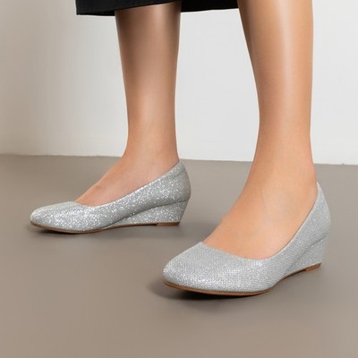 Women Round Toe Comfort Pumps Low Wedges Heels Office Work Business Dress Pumps | eBay Women Round Toe Comfort Pumps Low Wedges Heels Office Work Business Dress Pumps | eBay