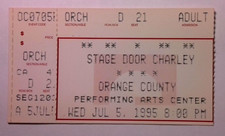 Rare Tommy Tune Stage Door Charley Ticket Stub 1995 Orange County PAC Flop
