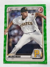 2020 Bowman Draft 1st Prospect Green Parallel Carmen Mlodzinski #BD-149 26/99!