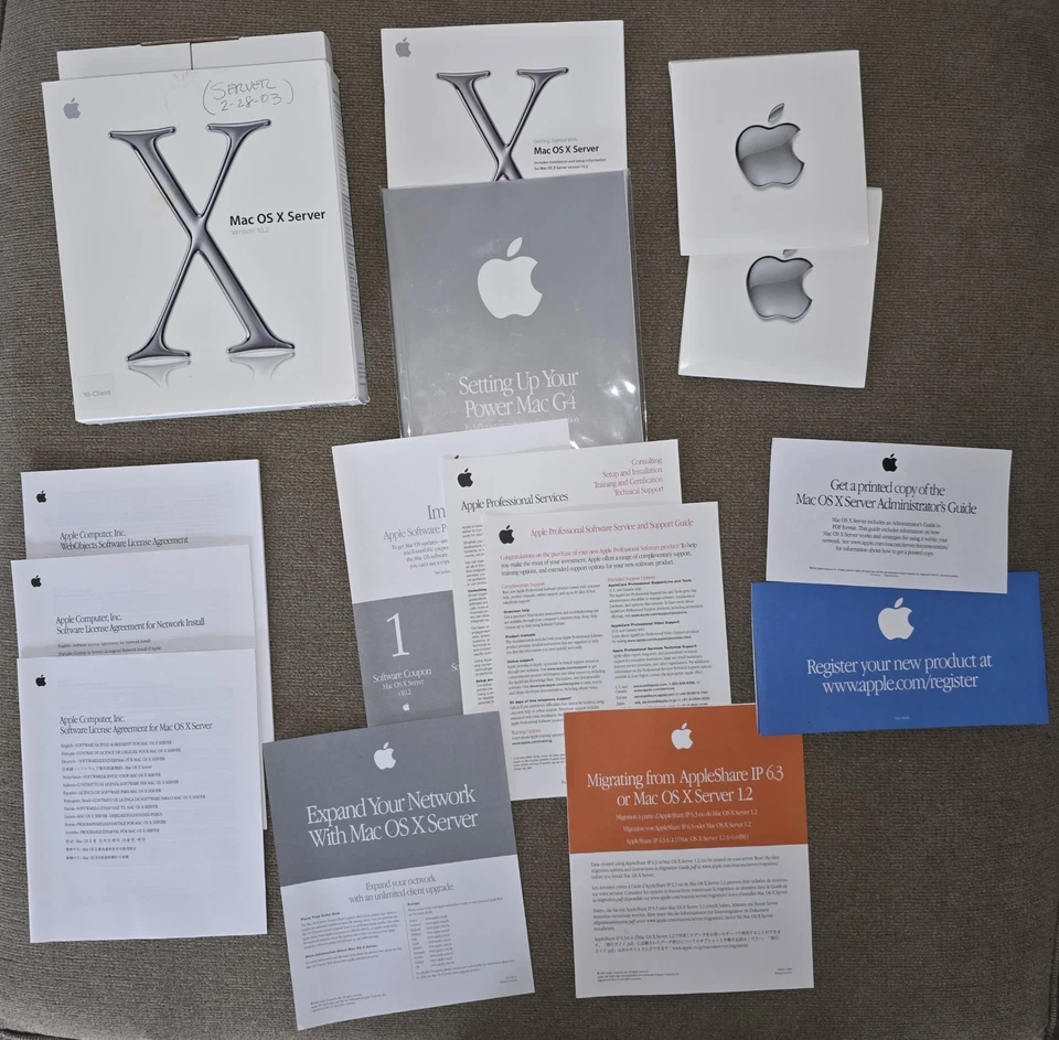 Mac OS X Server 10.2 10 Client M8719Z/A - Image 2 of 4