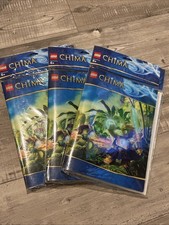 Lot Of3x New Sealed Trading LEGO LEGENDS OF CHIMA Game Cards Binder Folder