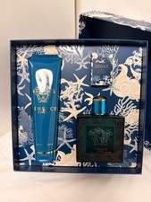 Versace Eros Pour Homme 3-Piece Gift Set 3.4 oz EDT Mini Shower Gel