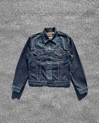 Levi s Jeans Jacke Dunkelblau Vintage Denim