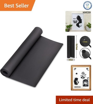 Versatile 1mm Black EVA Foam Roll - Ideal for Cosplay, Crafts & Custom Designs