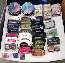 Stamp Ink Pad Stampin Up ColorBox Versa Memento StazOn & More Lot Of 48