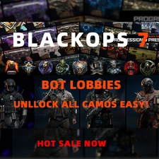 COD BOT 7🔥 GAME | BO7 AFK FAST XP 🔥 Bot Lobbies | Weapons Camos