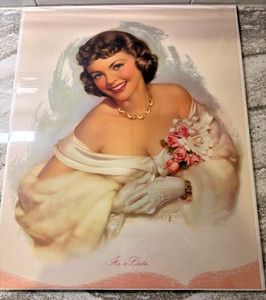 ZOE MOZERT PRINT 16" x 20" READY TO FRAME   "IT'S A DATE"