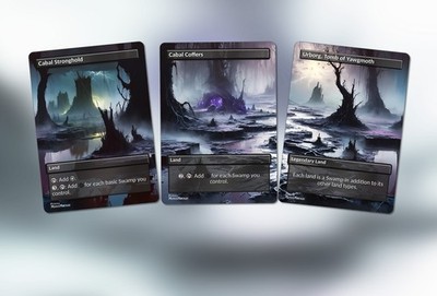 Swamp Lands Panorama Wraparound Urborg & Cabal Proxies