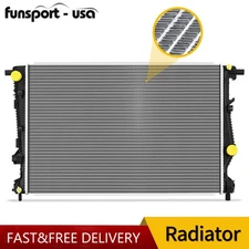 13401 Radiator for 2014 2015 2016 2017 2018 Jeep Cherokee 2.4L 3.2L W/ Dual Fan