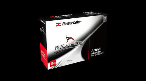 PowerColor Reaper White AMD Radeon RX 9060 XT 16GB GDDR6 Graphics card - Afbeelding 2 van 7
