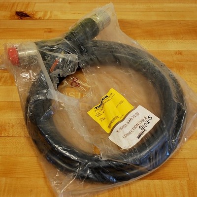 Turck HSM HKM 4824-1884-3 Power Cable, 3 Meter 6 Pin Male to Female - NEW